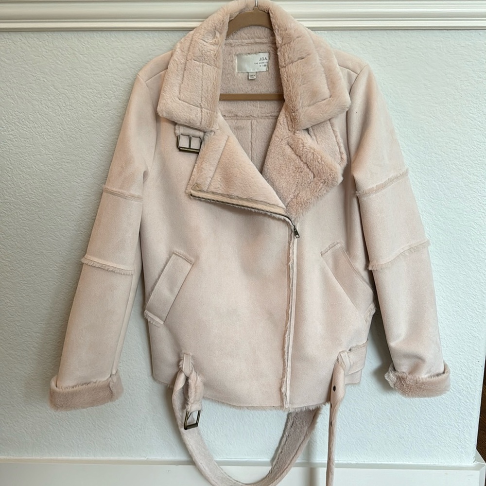J.O.A. Faux Suede Jacket. Size M.